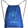 Mochila de cuerdas de poliéster 210D multiusos 70 g/m2 Blanco detalle 1