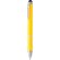 Bolígrafo metálico de aluminio puntero táctil tinta azul Amarillo