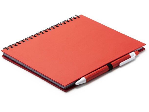 Libreta anillas de cartón reciclado Leynax Blanco detalle 1