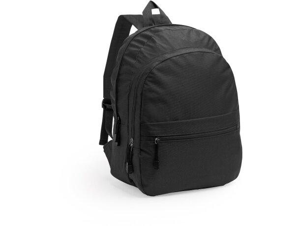 Mochila infantil poliéster 600D Wilde Negro detalle 3