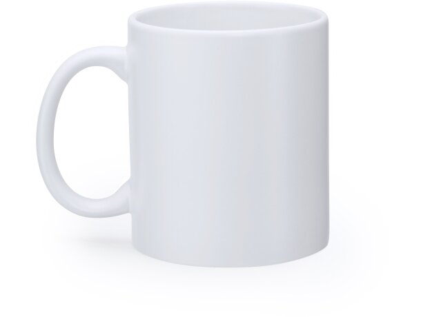 Taza de cerámica Rambu blanco mate 350ml para sublimación Blanco detalle 8