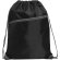 Mochila de cuerdas personalizada poliéster 70 g/m2 Ninfa Negro