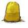 Mochila Milak con bolsillo exterior acolchado en RPET 210D Amarillo