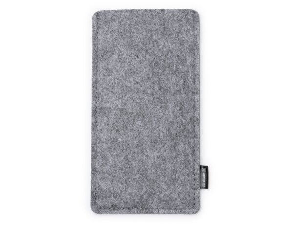 Funda gafas Yoman en fieltro reciclado sostenible Gris detalle 4