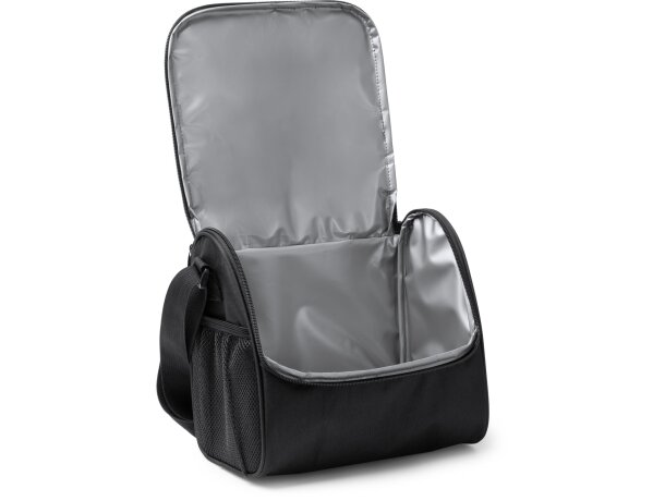 Nevera portátil Gavins con aislamiento térmico y RPET reciclado Negro vigore detalle 2