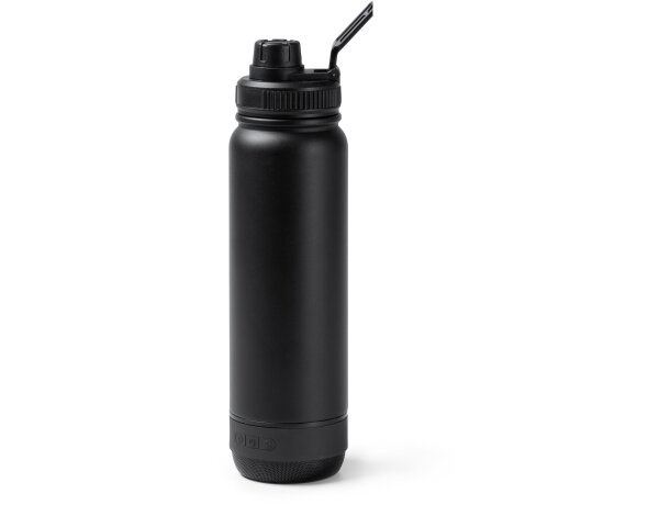 Bidón térmico con altavoz bluetooth extraíble NUFRIK 650ml Negro detalle 8