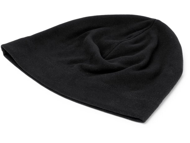 Gorro Carson negro en RPET reciclado con ajuste elástico Negro detalle 3