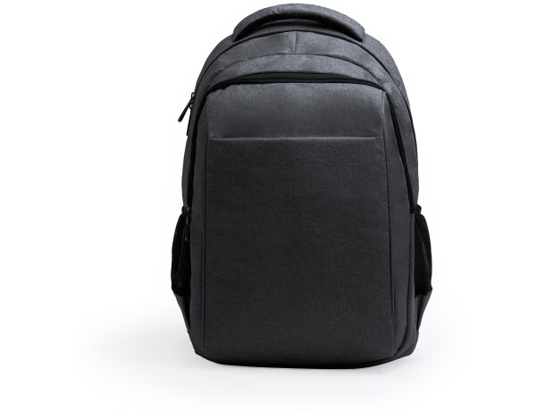 Mochila para tablet para publicidad rPET 300D Patrik Gris detalle 4