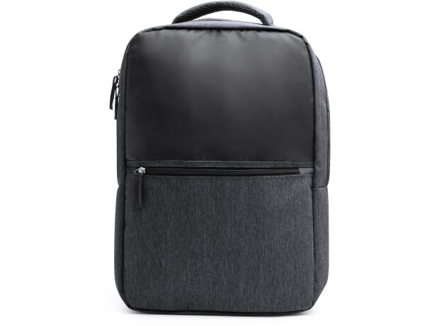 Mochila Kiton portátil 15 poliéster reciclado RPET acolchada Gris vigore detalle 4