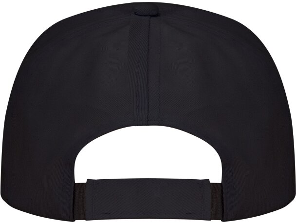 Gorras béisbol con cierre ajustable velcro de algodón 170 g/m2 Uranus Negro detalle 10
