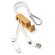 Cable Boeme crudo bambú 4 en 1 con soporte smartphone Crudo detalle 1