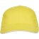 Gorras béisbol cierre velcro de algodón 260 g/m2 Panel Amarillo