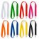 Lanyard sencillo poliéster reciclado Blanco detalle 1