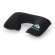 Almohadilla inflable de viaje Ansar Negro detalle 3