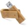 Memoria USB 8GB con carcasa y logo impreso Percy bambu