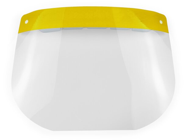 Máscara facial Cohn de PET antivaho con ajuste acolchado Amarillo detalle 6
