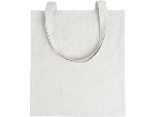 Bolsa Miso personalizada poliéster beige asas largas hombro Beige detalle 2