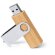Memoria USB Gatlin de bambú natural con doble conexión 32GB Bambu detalle 1
