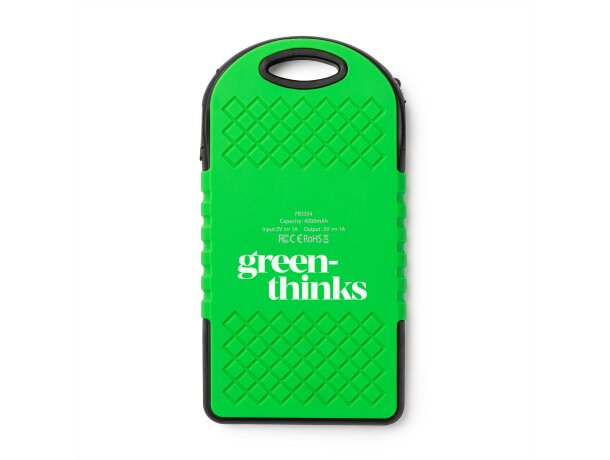 Batería externa personalizada de 4000 mah Droide Blanco detalle 2