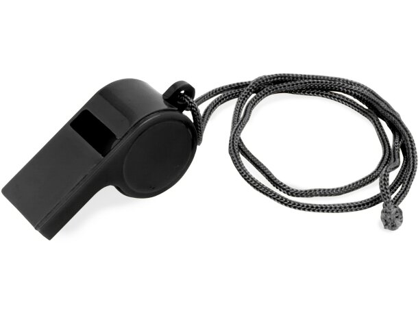 Silbato Carnival con cinta al cuello promocionales para animación Rojo detalle 17