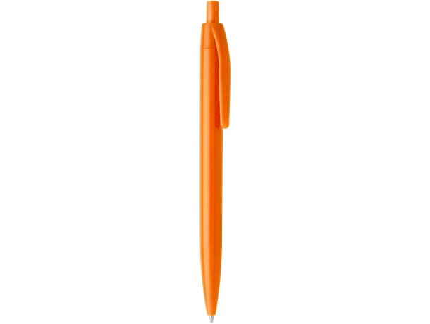 Bolígrafos con nombre para empresas con pulsador tinta 2 colores Stix Naranja detalle 15