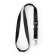 Lanyard colores variados de poliéster Guest Negro