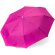 Paraguas plegable con logo con mango plateado poliéster Yaku Fucsia detalle 12