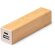 Powerbank 2200 mah de bambú Munter Crudo detalle 2