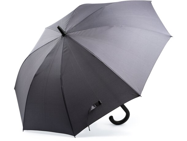 Paraguas con tejido pongee 190T y sistema anti-viento Osaka Negro detalle 1