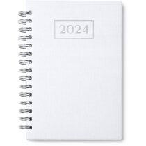 Agenda anillas Hera con tapa acolchada PU relieve
