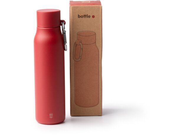 Bidón Cubel de acero inoxidable reciclado con doble pared Negro detalle 4