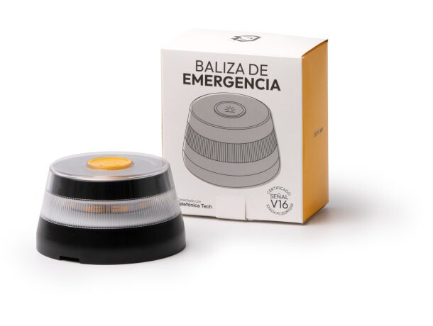 Luz de emergencia Blink negro homologada V16 con geolocalización Negro detalle 3