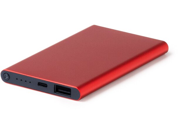Powerbank 4000 mah de aluminio Karna Negro detalle 4