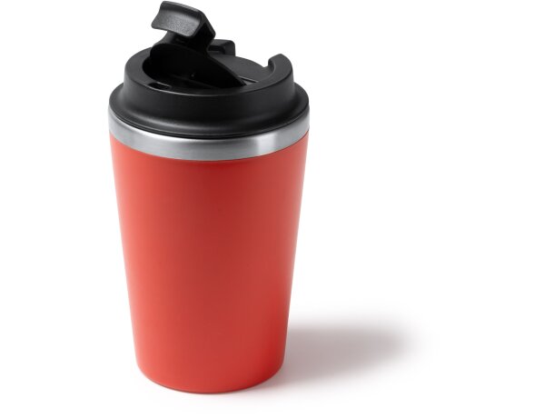 Vaso térmico Horan con doble pared y dosificador 350ml Blanco detalle 4