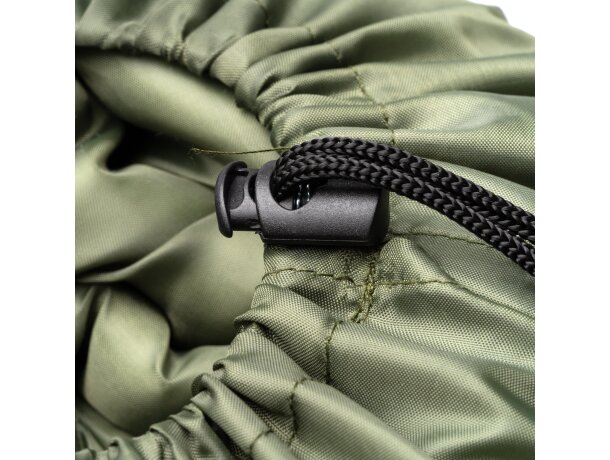 Saco de dormir Tidur en poliéster reciclado con funda Negro detalle 2