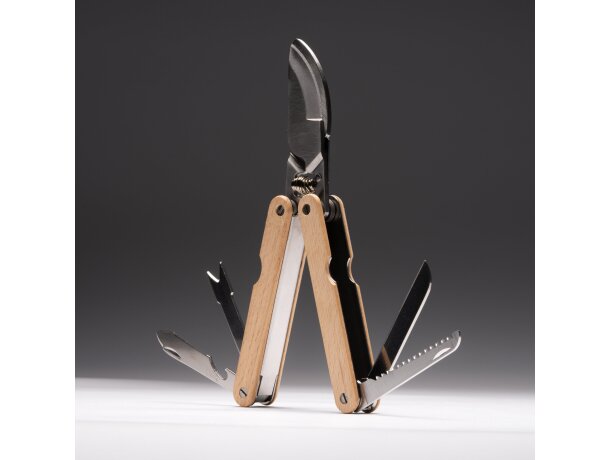 Multiherramientas Felos Natural con mango de madera Crudo detalle 3