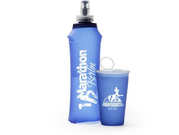 Vaso de plástico plegable de tpu 230ml Track Blanco detalle 4