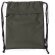 Mochila de cuerdas Empire en RPET con bolsillo frontal Verde oscuro