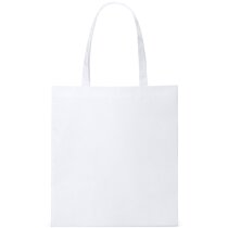 Bolsa non woven para sublimacion Mito blanca con asas reforzadas