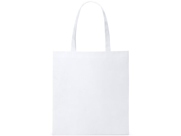 Bolsa Mito non-woven blanca 36x40 asas reforzadas 70cm Blanco detalle 5