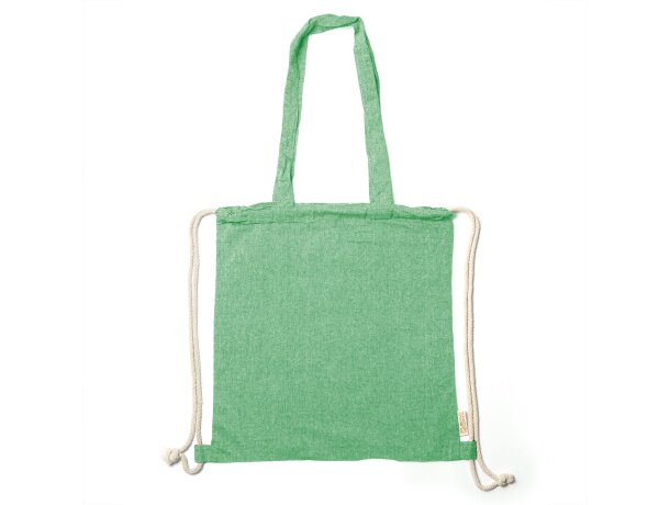 Bolsa mochila VARESE Verde helecho detalle 9