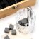 Set whisky Danys Natural con vasos bambú y cubitos piedra Crudo detalle 3