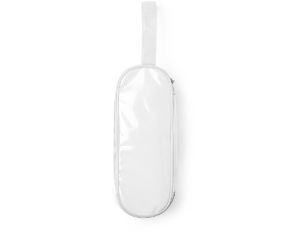 Portabocadillos Rigax isotérmico de aluminio con cierre cremallera Blanco detalle 3