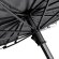 Parasol de coche diseño de paraguas poliéster Nolax Negro detalle 2