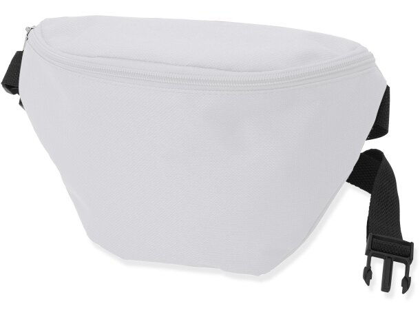 Riñonera Vultur poliéster resistente con doble compartimento Rojo detalle 11