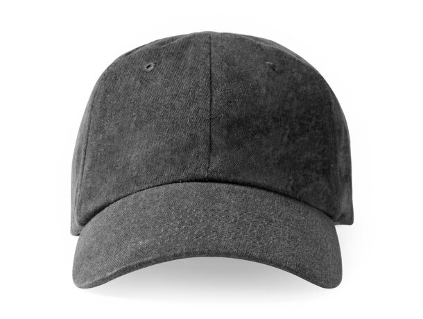 Gorra Element de algodón con ajuste velcro y efecto lavado Negro detalle 4