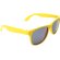 Gafas de sol serigrafiadas con montura en acabado mate y uv400 en pp Ariel Amarillo detalle 7