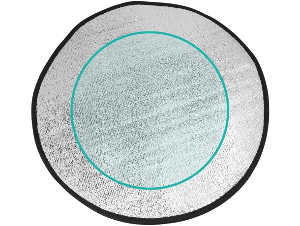 Cubre volantes de aluminio 50 g/m2 Negro detalle 3