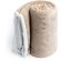 Manta tejido polar sherpa poliéster Glory Beige detalle 2