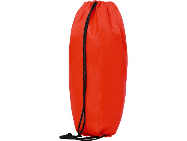 Mochila de cuerdas diversos colores non woven 80 g/m2 Calao Rojo detalle 30